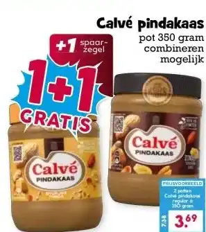 Boon`s Markt Calvé pindakaas aanbieding