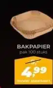 Boon`s Markt BAKPAPIER aanbieding