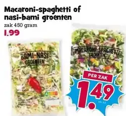 Boon`s Markt Macaroni-spaghetti of nasi-bami groenten aanbieding