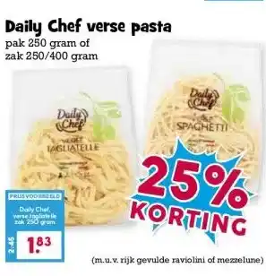 Boon`s Markt Daily Chef verse pasta aanbieding