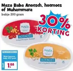 Boon`s Markt Maza Baba Anoesch, hoemoes of Muhammara aanbieding