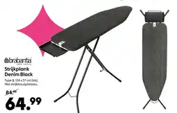 AllesZ Brabantia Strijkplank Denim Black aanbieding