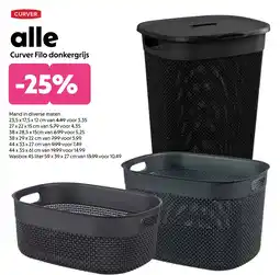 AllesZ alle Curver Filo donkergrijs aanbieding