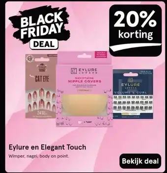 Etos Eylure en Elegant Touch aanbieding