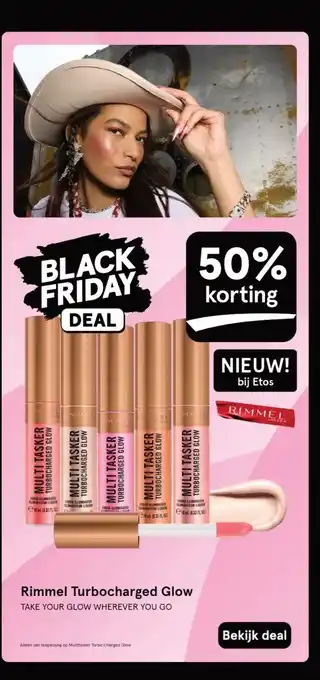 Etos Rimmel Turbocharged Glow aanbieding