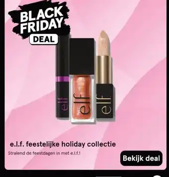 Etos e.l.f. feestelijke holiday collectie aanbieding
