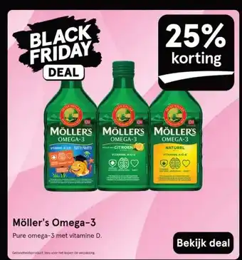 Etos Möller's Omega-3 Pure omega-3 aanbieding