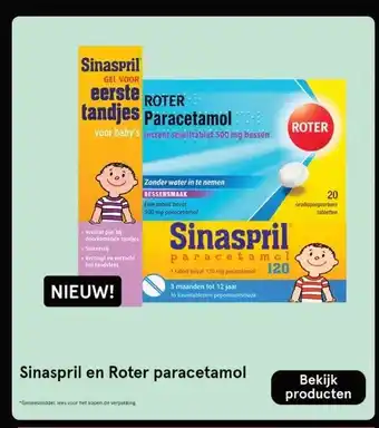 Etos Sinaspril en Roter paracetamol aanbieding