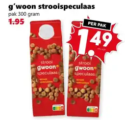 Coop g'woon strooispeculaas aanbieding