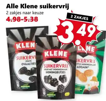 Coop Alle Klene suikervrij aanbieding