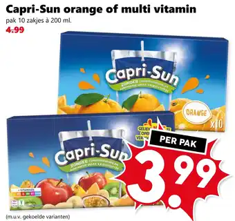 Coop Capri-Sun orange of multi vitamin aanbieding
