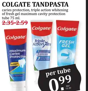 Coop Colgate Tandpasta aanbieding
