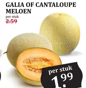 Coop Galia of cCntaloupe Meloen aanbieding
