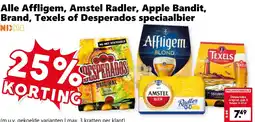 Coop Alle Affligem, Amstel Radler, Apple Bandit, Brand, Texels of Desperados speciaalbier aanbieding