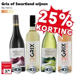 Coop Grix of Swartland wijnen aanbieding