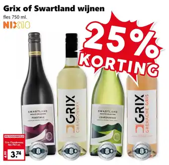 Coop Grix of Swartland wijnen aanbieding
