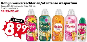 Coop Robijn wasverzachter en/of intense wasparfum aanbieding