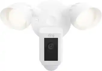 MediaMarkt RING Floodlight Cam Wired Plus Wit aanbieding