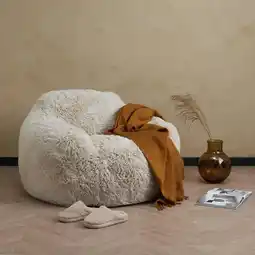 Action Loungestoel faux fur aanbieding