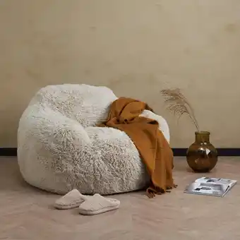 Action Loungestoel faux fur aanbieding