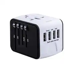 ANWB Fedec Universele Wereldstekker Wit aanbieding