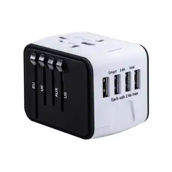 ANWB Fedec Universele Wereldstekker Wit aanbieding