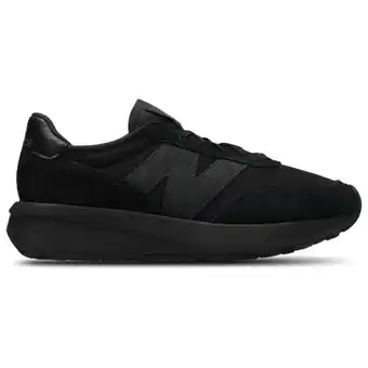 Foot Locker New Balance 370 Sneakers Heren - Zwart - Maat 46.5 - Mesh/Synthetisch aanbieding