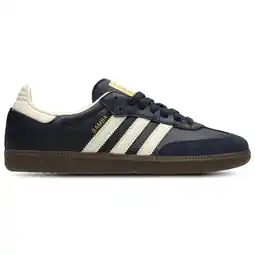 Foot Locker Adidas Samba Sneakers Dames - Blauw - Maat 36 2/3 - Leer aanbieding