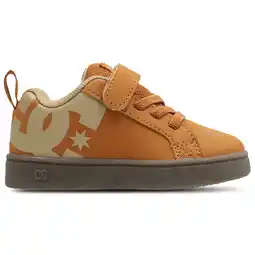 Foot Locker DC Shoes Court Graffik Babyschoenen - Bruin - Maat 22 - Suède aanbieding