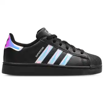 Foot Locker Adidas Superstar Peuterschoenen - Zwart - Maat 32 - Leer aanbieding