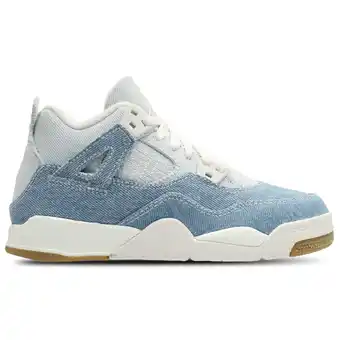 Foot Locker Jordan Retro 4 Peuterschoenen - Wit - Maat 32 - Leer aanbieding