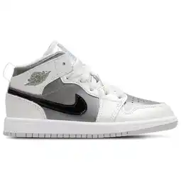 Foot Locker Jordan Aj1 Mid Peuterschoenen - Grijs - Maat 32 - Leer aanbieding