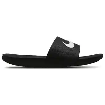 Foot Locker Nike Kawa Slippers en Sandalen Kinder - Zwart - Maat 36 - Plastic aanbieding