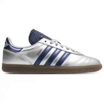 Foot Locker Adidas Samba Kindersneakers - Zilver - Maat 36 - Leer aanbieding