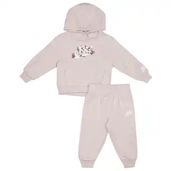 Foot Locker Nike Floral Embroidery Trainingspakken Baby - Paars - Maat 74 - 80 CM - Katoen French Terry aanbieding