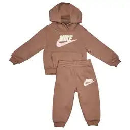 Foot Locker Nike Club Chenille Trainingspakken Baby - Bruin - Maat 74 - 80 CM - Katoen Fleece aanbieding