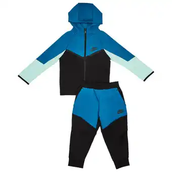 Foot Locker Nike Tech Colorblock Trainingspakken Peuter - Zwart - Maat 98 - 104 CM aanbieding