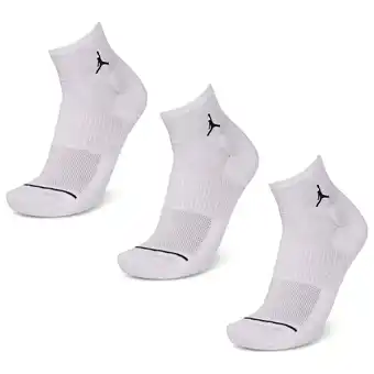 Foot Locker Jordan Everyday Cushioned Ankle 3 Pack Sokken Unisex - Wit - Maat 43 - 46 - Poly (Polyester) aanbieding