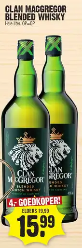 Super Dirck 3 Clan macgregor blended whisky aanbieding