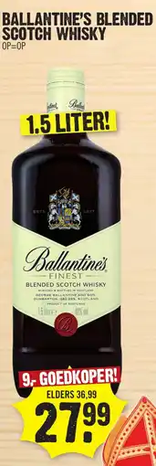 Super Dirck 3 Ballantine's blended scotch whisky aanbieding