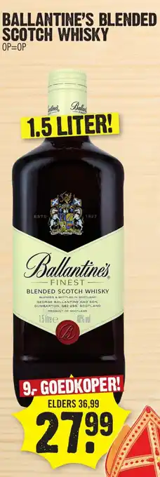 Super Dirck 3 Ballantine's blended scotch whisky aanbieding