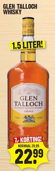 Super Dirck 3 Glen talloch whisky aanbieding