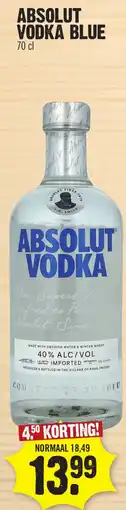 Super Dirck 3 Absolut vodka blue aanbieding