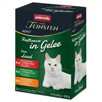 Zooplus Animonda Vom Feinsten Adult Raffinesse in gelei 24 x 85 g - Mixpakket Lokale varianten (3 soorten) aanbieding