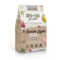 Zooplus MAC's Cat 7+ Senior/Light kattenvoer - Dubbelpak 2 x 7 kg aanbieding