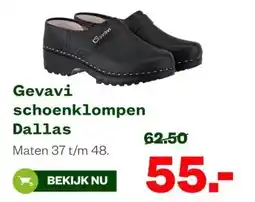 Welkoop Gevavi schoenklompen Dallas aanbieding