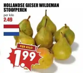 MCD Supermarkt HOLLANDSE GIESER WILDEMAN STOOFPEREN aanbieding