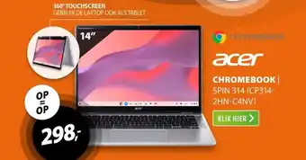 Expert Acer Chromebook Spin 314 (CP314-2HN-C4NV) aanbieding