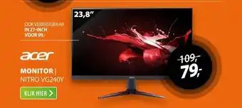 Expert Acer Nitro VG240YGbip aanbieding