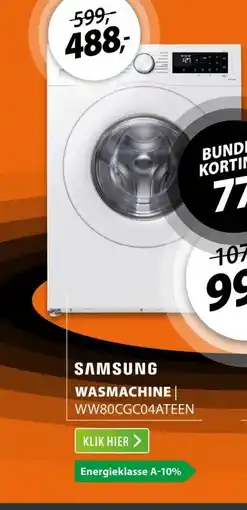 Expert Samsung WW80CGC04ATEEN aanbieding
